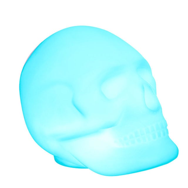 Enceinte sans fil lumineuse Tête de mort Cultura
