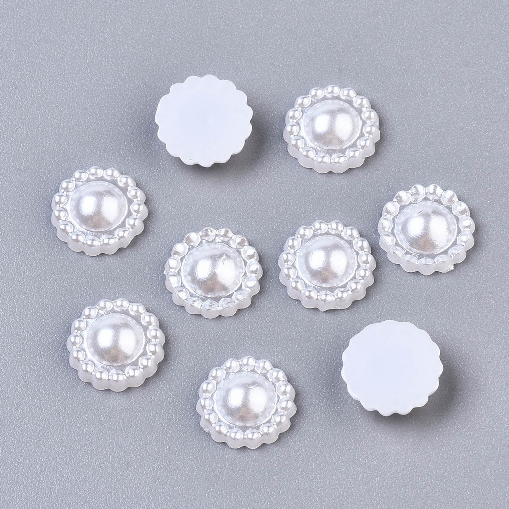 Lot De 20 Perles Strass Cabochon Ovale Acrylique Transparent 13x18 Mm - à Coller