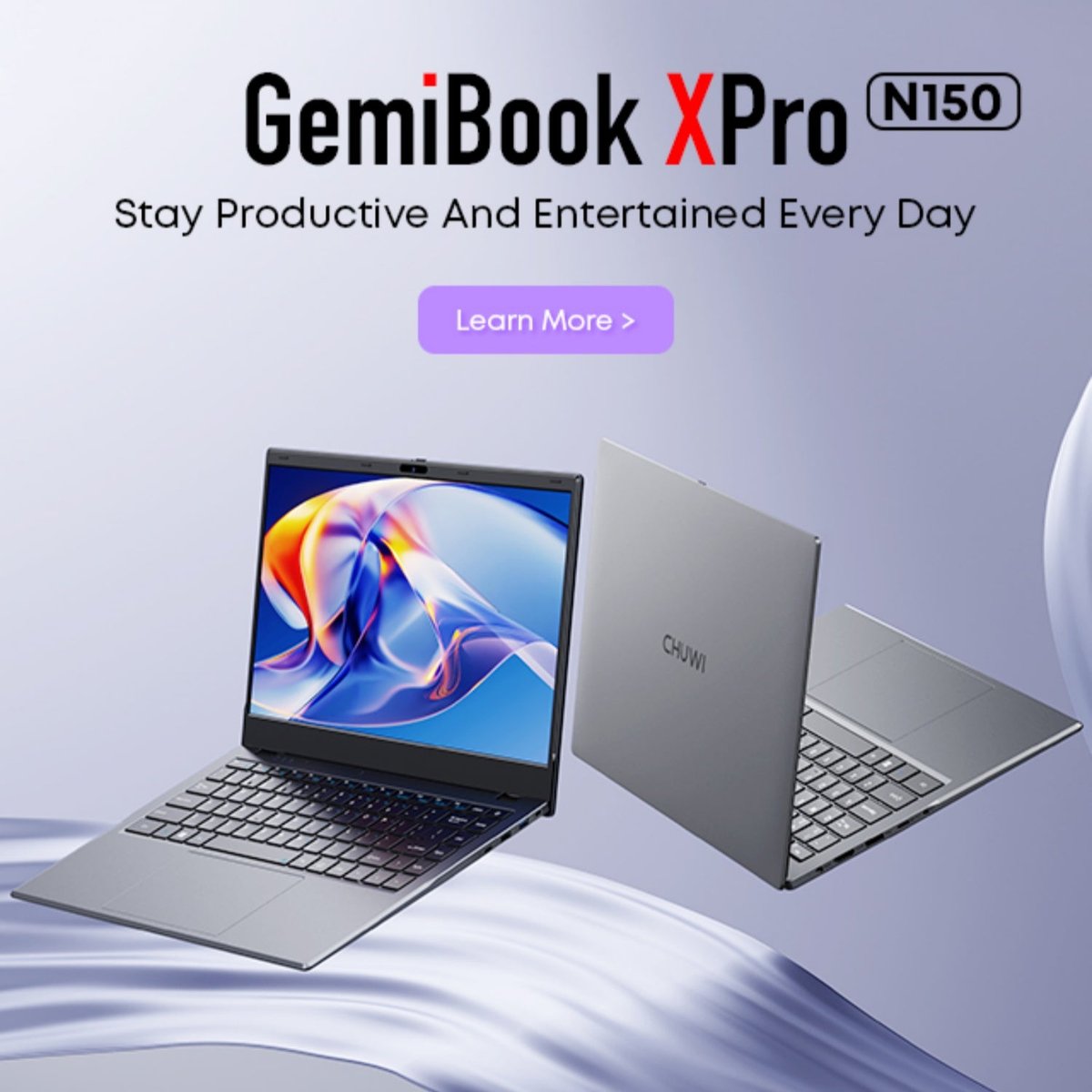 CHUWI GemiBook XPro Ordinateur Portable - Processeur Intel N150