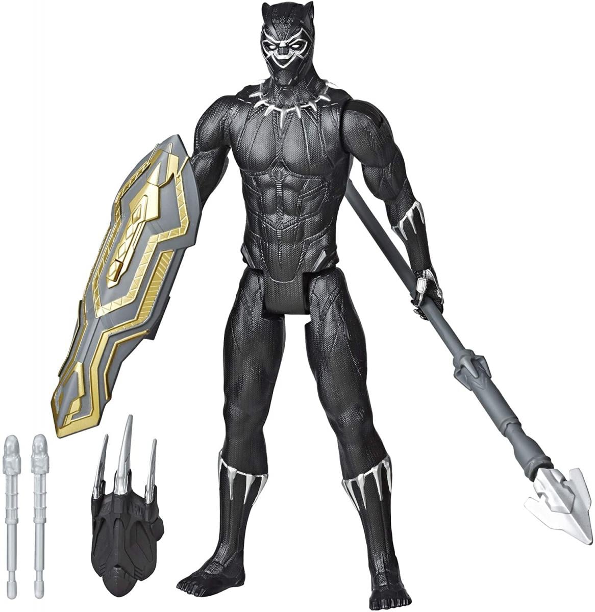 Black panther Figurine Articulé Avengers Titan Heroes Series 30Cm et accessoires | UK