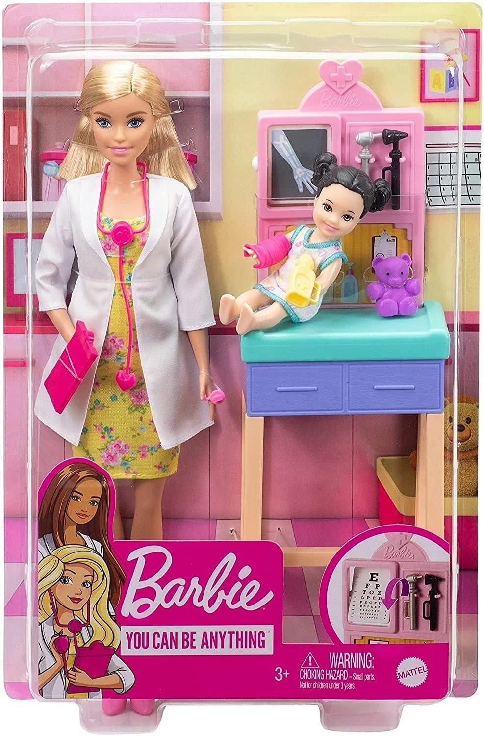 King Jouet Barbie La Famille De Barbie Coffret Poupée Barbie