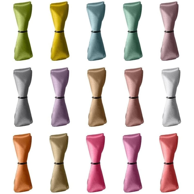 Kit Jeu Du Ruban De Mariage - Alternative Au Lancer De Bouquet Avec 5 Rubans Satin, Anneau Bois Et Bandeau - Animation Romantique Pour EVJF, Mariage