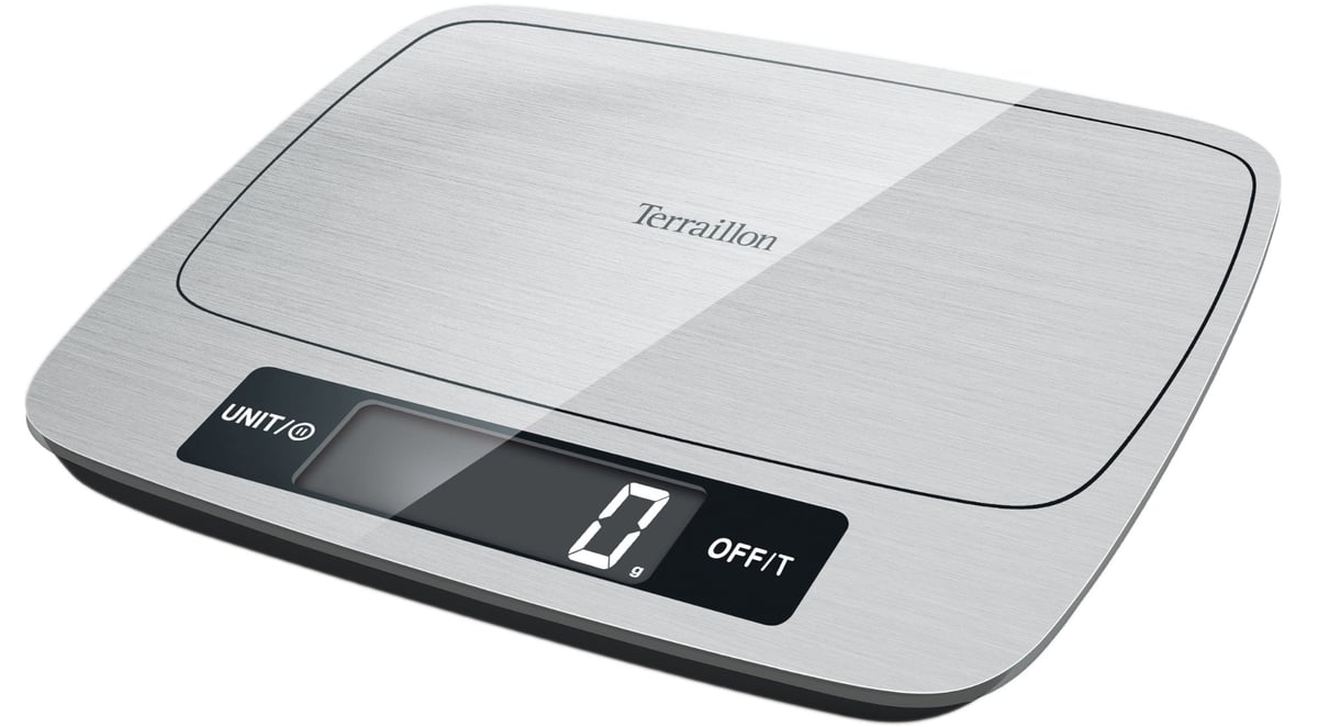 Balance De Cuisine Numérique 15 Kg - Précision 1g - Écran LCD Large - 5 Unités - Recharge USB-C - Plateforme En Verre - 2
