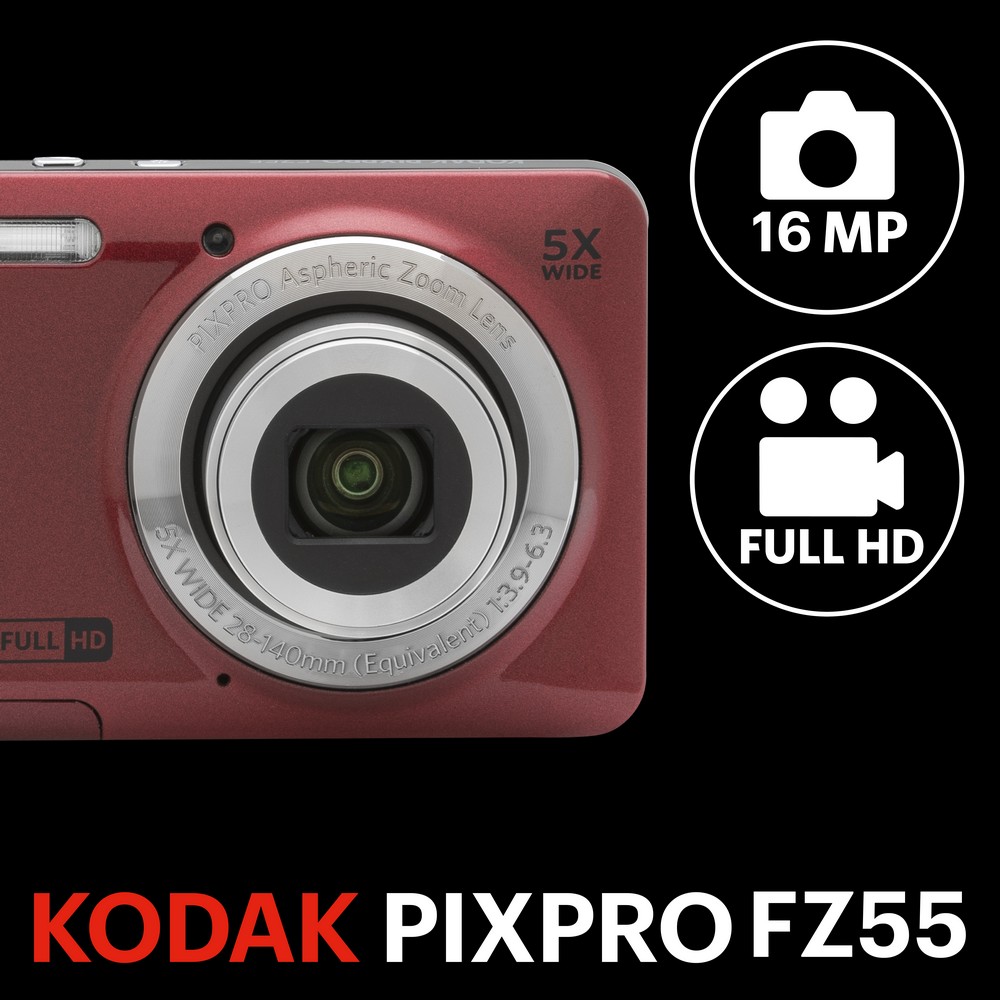 Kodak Pixpro - FZ55 - Appareil Photo Numérique 16 Mégapixels