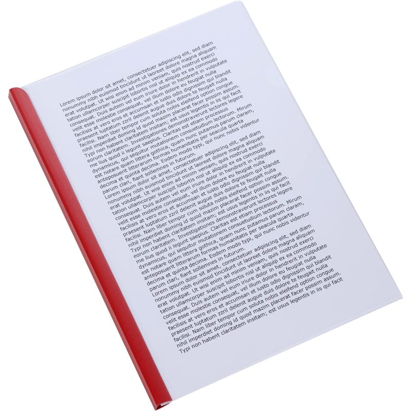 30 Pièces Barres De Reliure Plastique Coulissantes - Clips Pour Documents Bureau École Maison