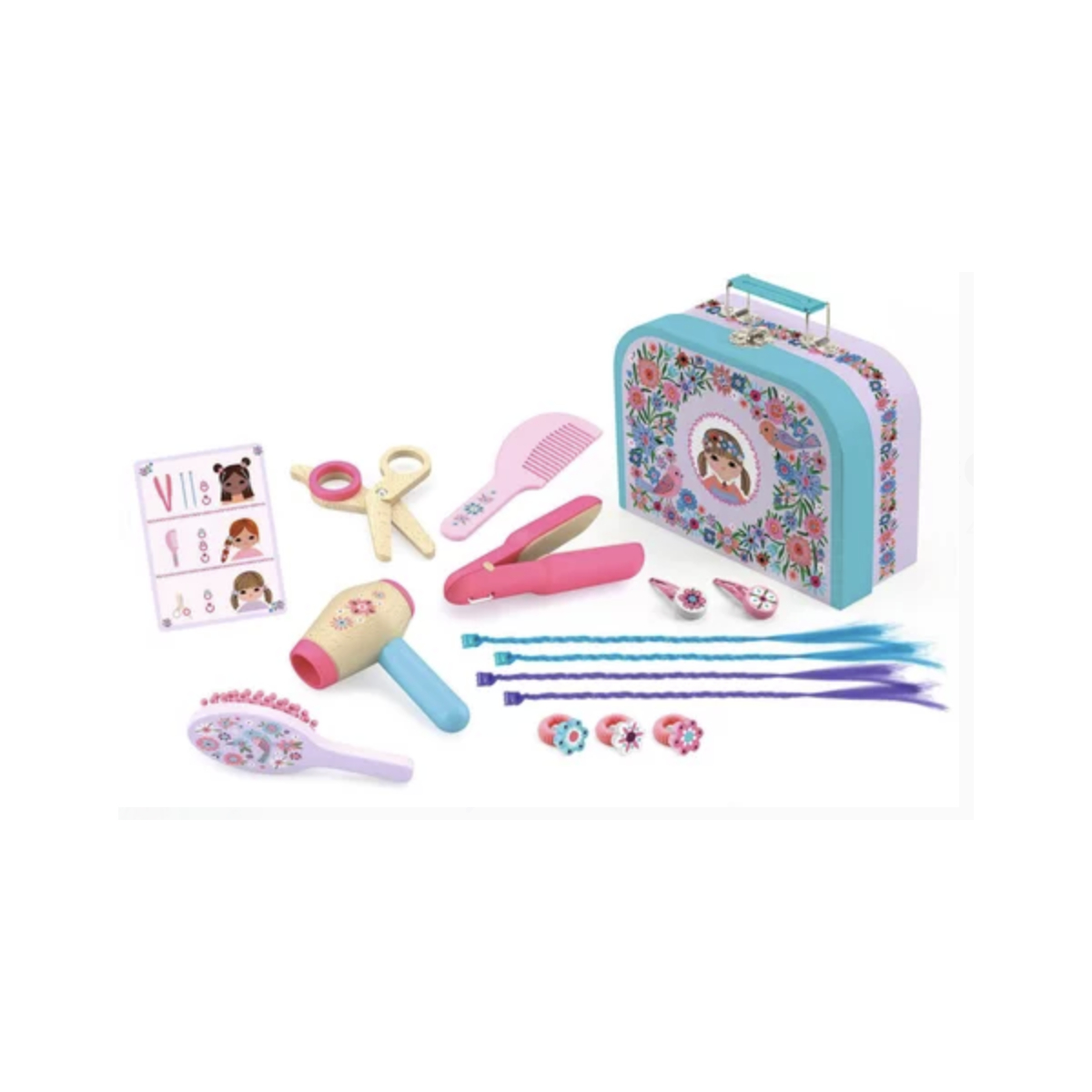 Mallette Coiffure Ancienne Pour Enfant - Jouet Vintage (occasion)