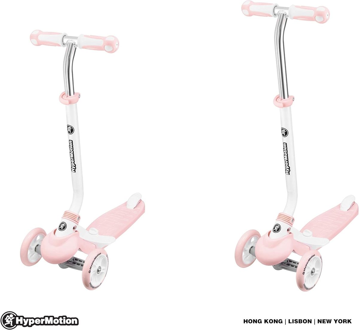 Trottinette Hypermotion Pliable - Guidon Réglable 85-95cm, Roues 200mm - Pour Enfants 6+ Et Adultes Jusqu'à 100kg
