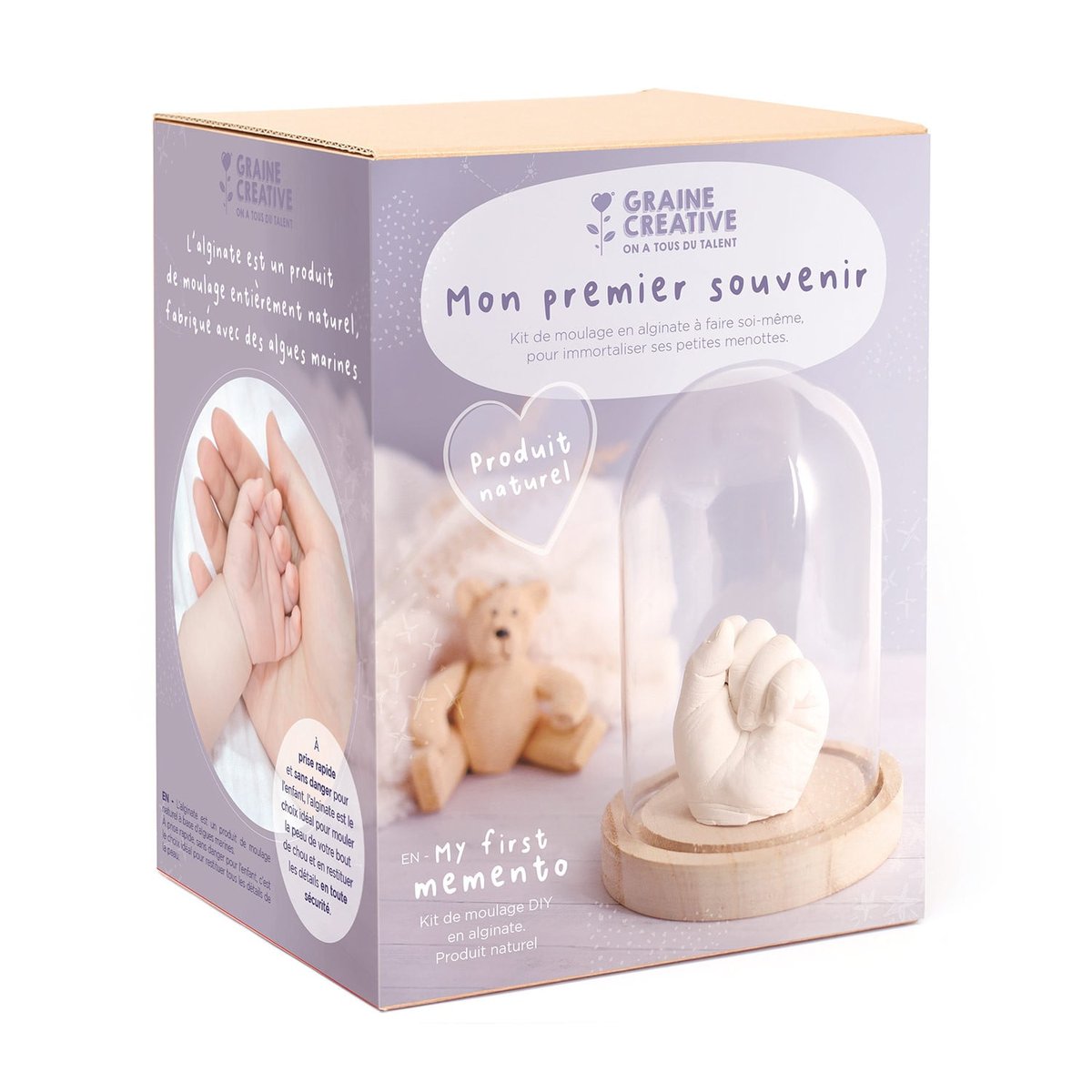 VALICLUD Kit de moulage de mains pour bébé | Kit de moulage à