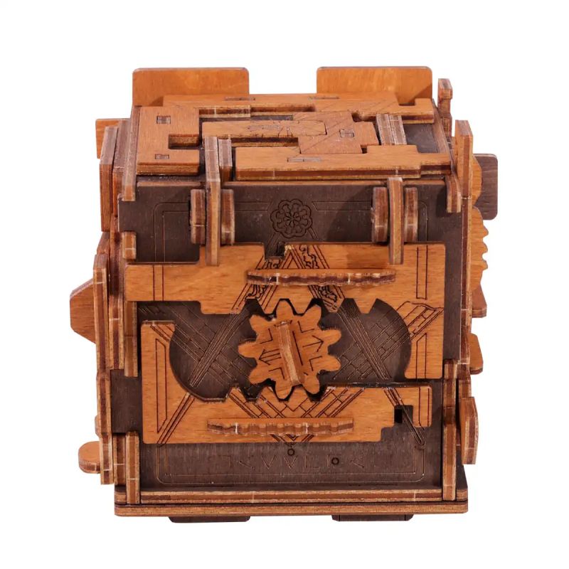 Boîte à Puzzle - Escape Room - Coffret Cadeau Style Temple Aventure - Chasse au Trésor comme Cadeau Créatif - Emballage pour Anniversaire, Cadeaux d'Argent et Bons