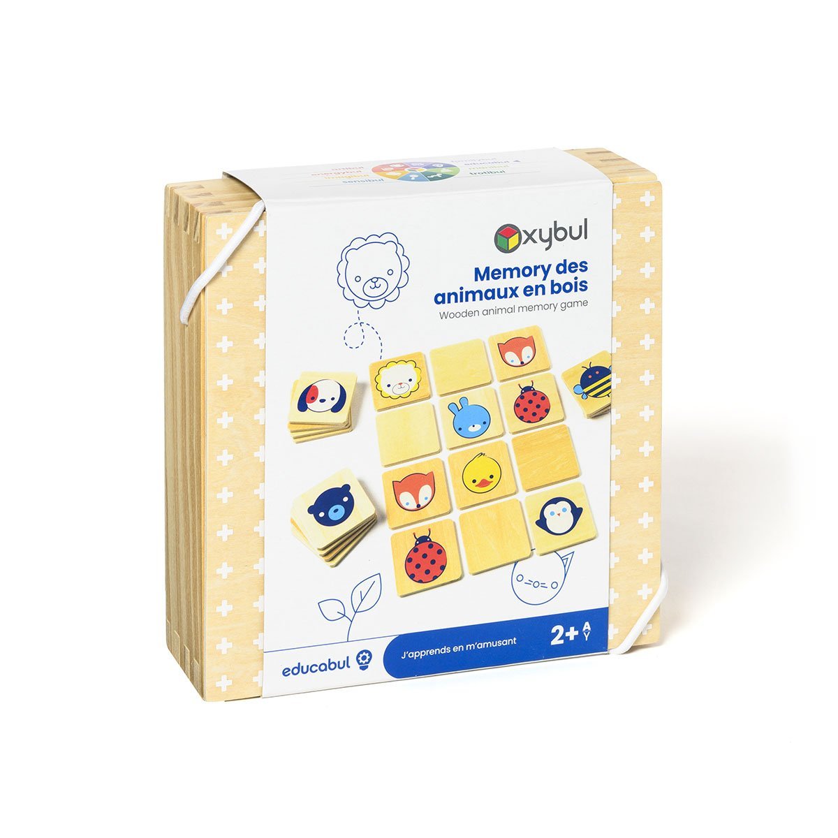 Dominos Animaux Bois Educabul 2-5 Ans Apprentissage Dominos Des Animaux En Bois Oxybul Jeu Ducatif 2 5 Ans A 1215302