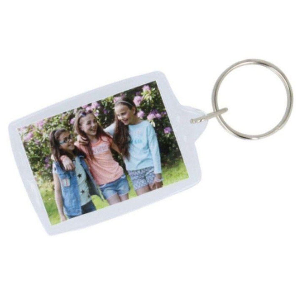 Porte-clés Acrylique Vierge Porte-clés Transparent Adapté Au Kit De