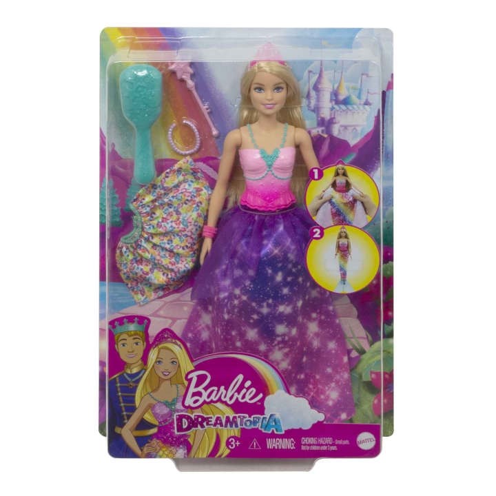Poupée Barbie Dreamtopia Princesse Arc-en-ciel - 34 Cm - Sons Et Lumières (2018)