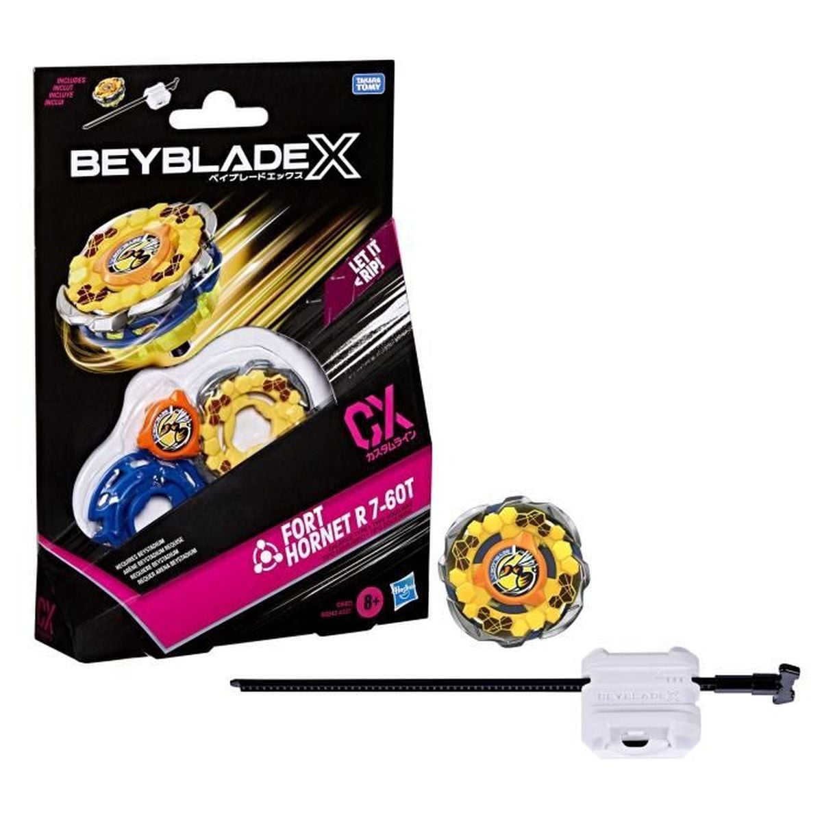 Beyblade X Starter Pack Fort Hornet R 7-60T CX, toupie Takara Tomy