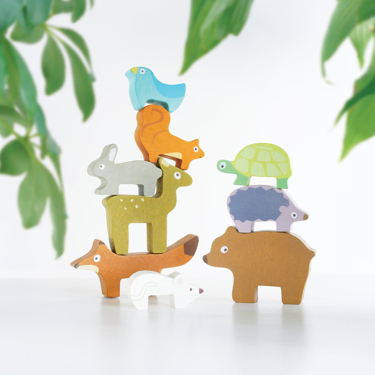 Trio De Cibles En Bois « Animaux De La Forêt » VAH - Pour Tir à L'arc Enfants, Fabriqué à La Main En Allemagne