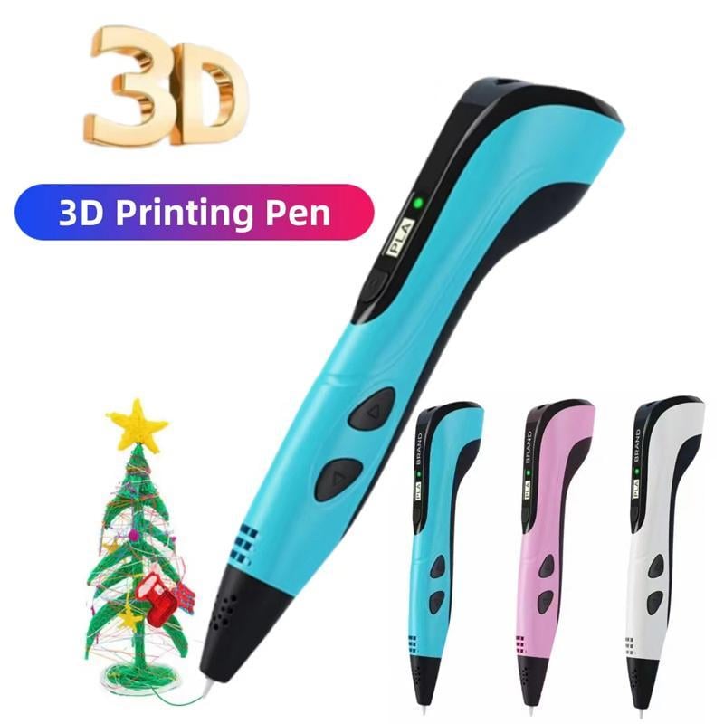 Étui Pour Stylo 3D En EVA – Rangement Protégé Pour Stylo Et Filaments, Cyan, Portable