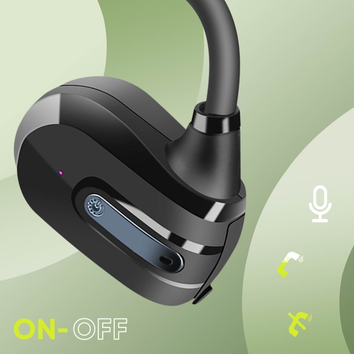 Écouteurs Intra-Auriculaires Tavik Oblique - Noir - Avec Microphone - Neufs