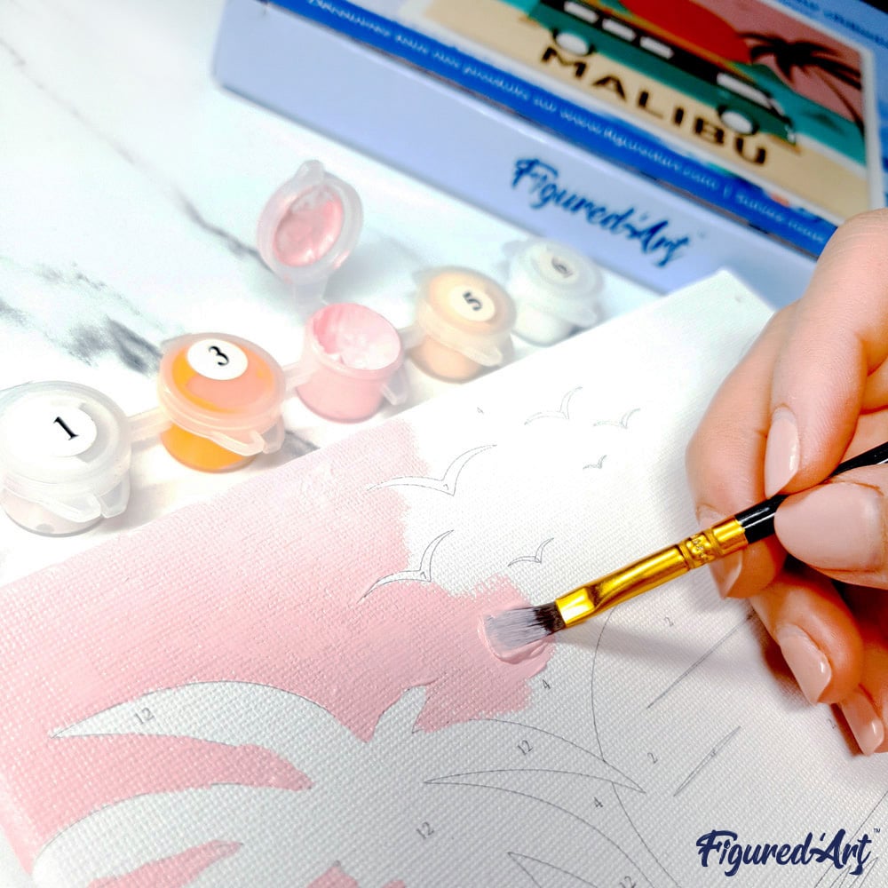 Figured'Art Mini Peinture par Numéro Adulte 20x20cm avec cadre Tigre Art Déco - Petit Format Kit de Loisir Créatif DIY Numéro d'Art Complet Figured'Art Mini Peinture par Numéro Adulte 20x20cm avec cadre Tigre Art Déco - Petit Format Kit de Loisir Créatif DIY Numéro d'Art Complet