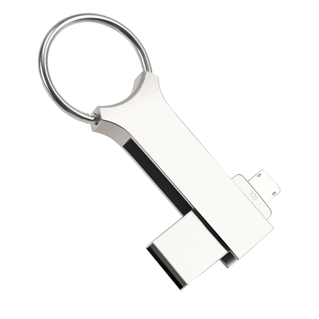EOZNOE Clé USB 128 Go pour iPhone Compatible OTG Android/iPad/Mac/PC,Cle USB pour iPhone Stockage Externe Enregistrer Direct des Photos et des vidéos sans Applications