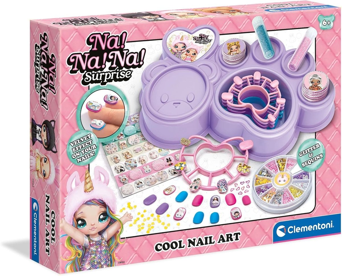 Coffret Manucure Na Na Na ! - Decorate Your Nails - Clementoni
