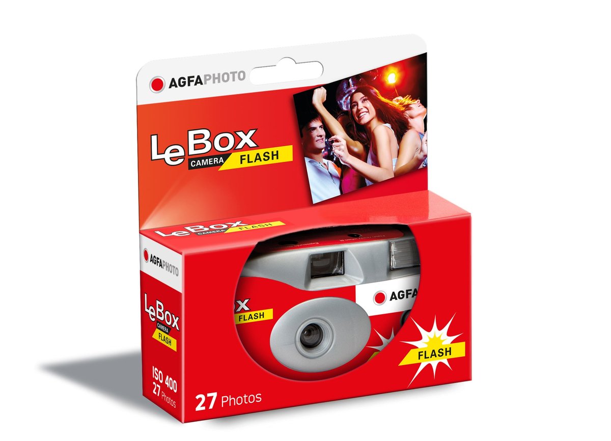 3 Appareils Photo Jetables PORST TopShot Flying Hearts - 27 Photos Chacun - Flash Inclus - Pack