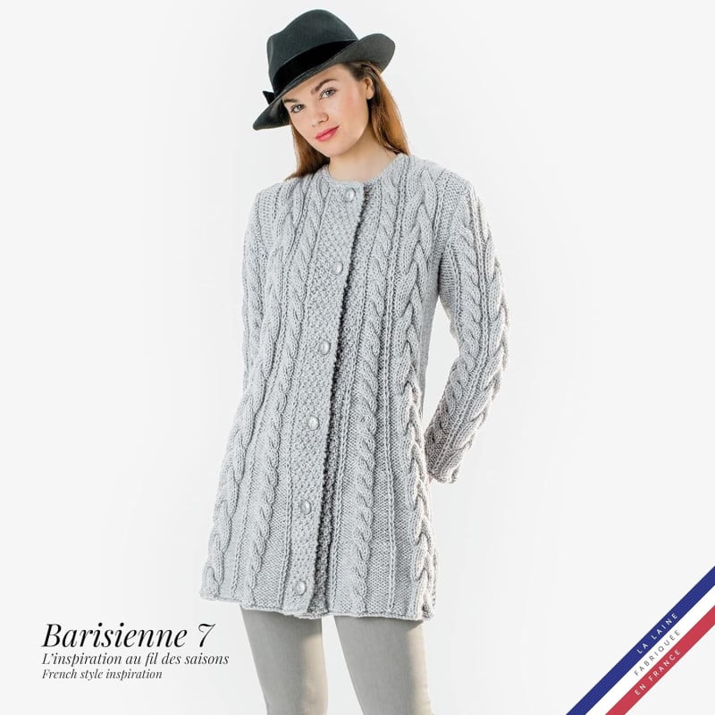 10 Pelotes De Laine - Azalée Blanc - 100% Acrylique - Bergère De France