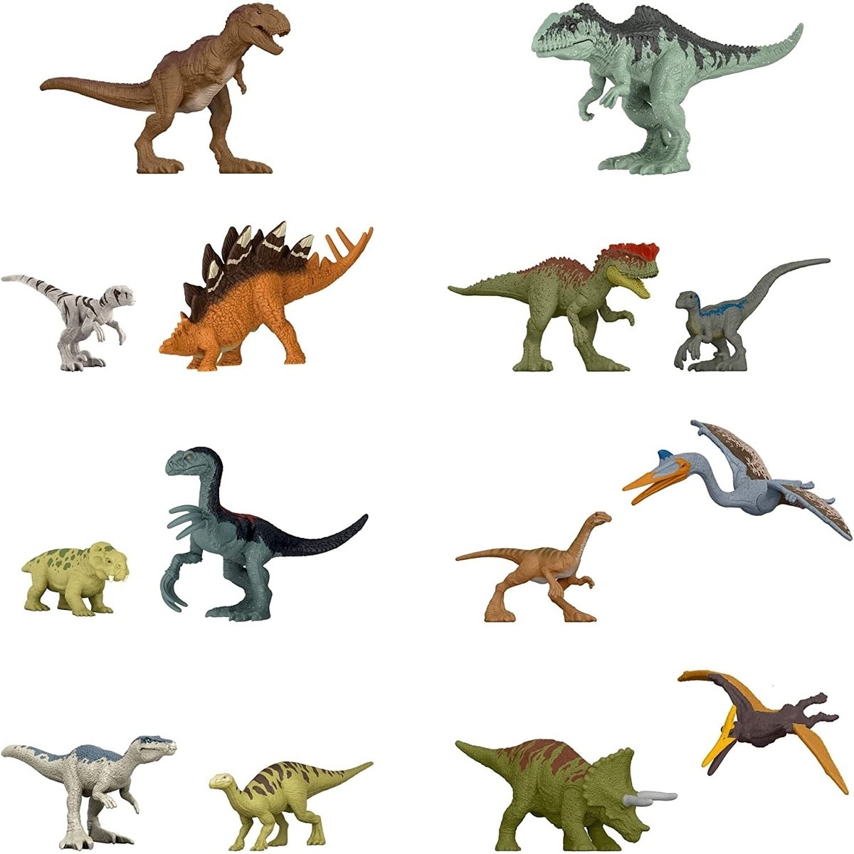 Lot De 5 Figurines Dinosaures Jurassique, T-rex Articulés, 5-7 Cm, Pour Enfants