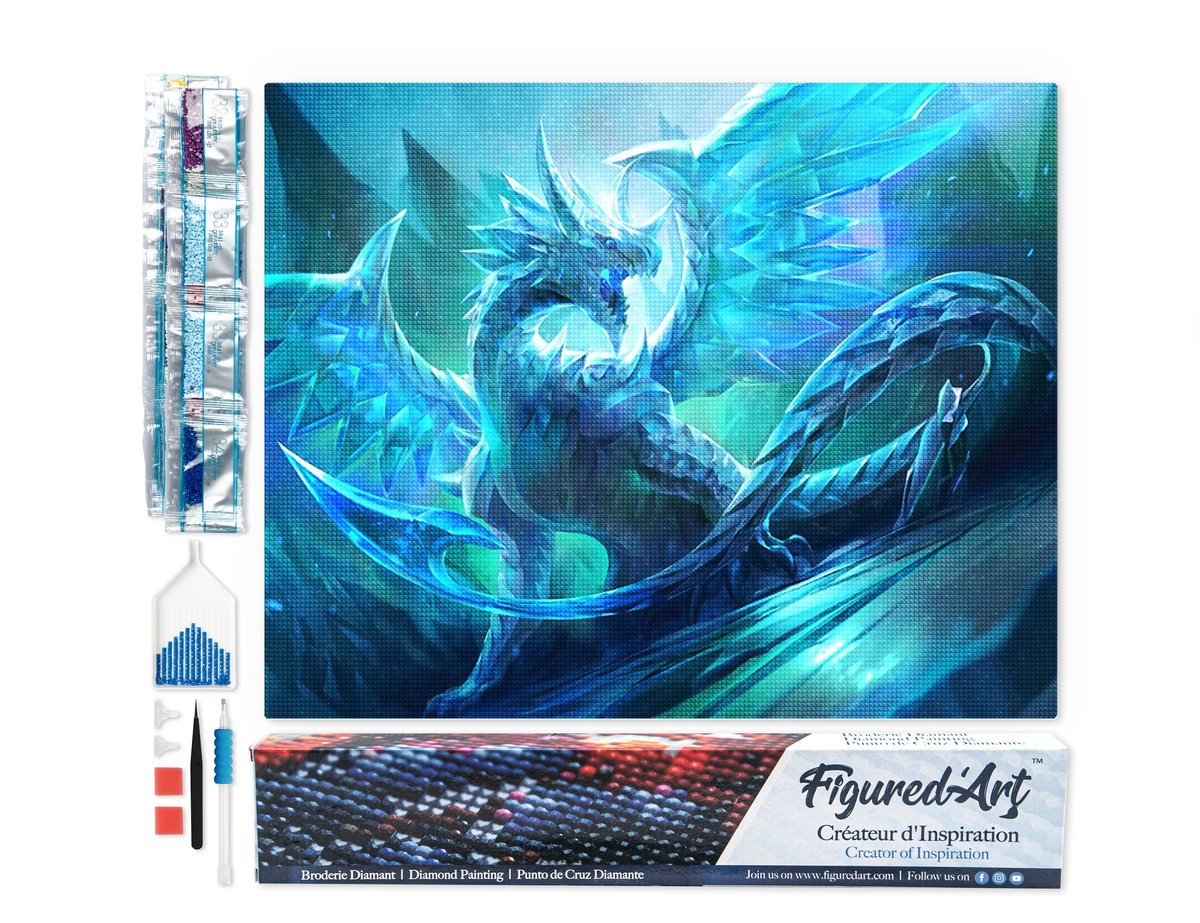 Bimkole 5D DIY Diamond Painting Kits Dragon Broderie Diamant Kits De