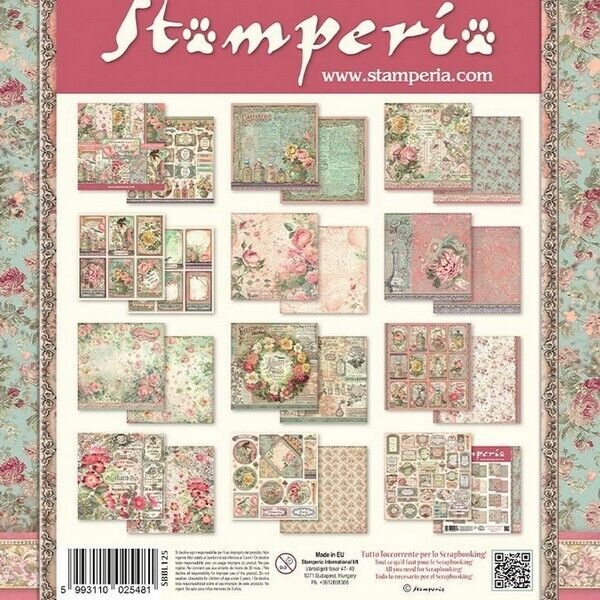 Stamperia - Papier De Scrapbooking Pour Scrapbooking, Albums, Cartes, Bullet Journals Et Plus, Sans Acide, Double Face, Parfait Pour L'artisanat Et Le Cadeau (The Nutcracker Maxi Background) (30,5 X