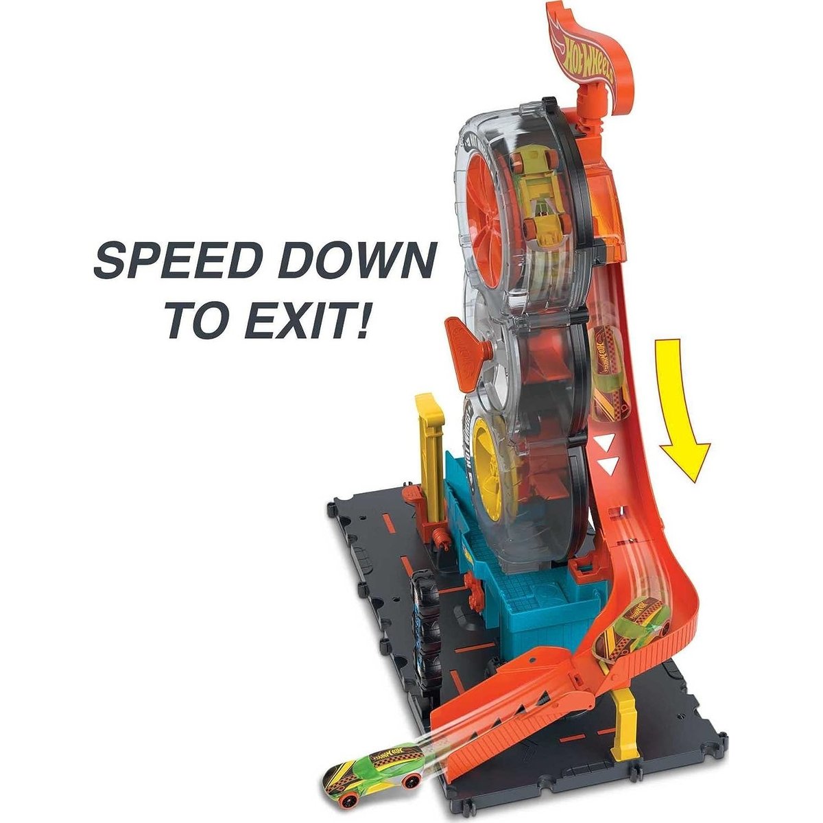 Hot Wheels City Circuit boutique de pneus Mini véhicules et