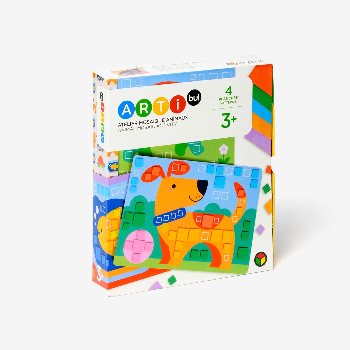 Feutrine Loisir Creatif Atelier Mosaïques Oxybul - Animaux De La Forêt (3-6 Ans) Oxybul éveil Et Jeux