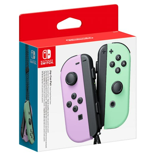 Paire de manettes Joy-Con violet pastel & vert pastel pour