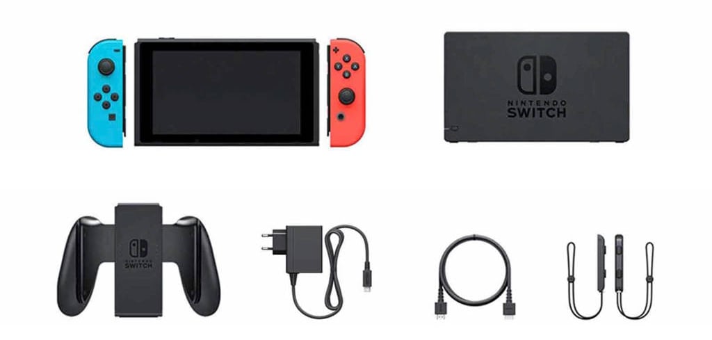 Console switch avec Joy Con rouge et bleu - Consoles Switch | Cultura