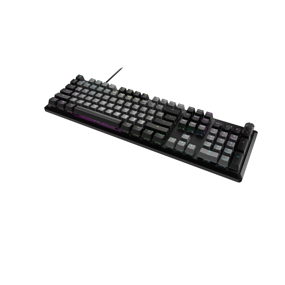 Clavier gaming mécanique K70 CORE RGB — Gris acier | Cultura