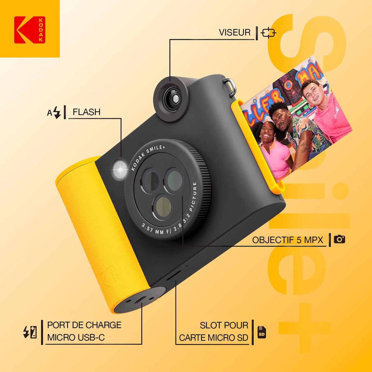 Appareil Photo ACMEL License 4 – 4 Portraits, Utilise Film Polaroid, Vintage