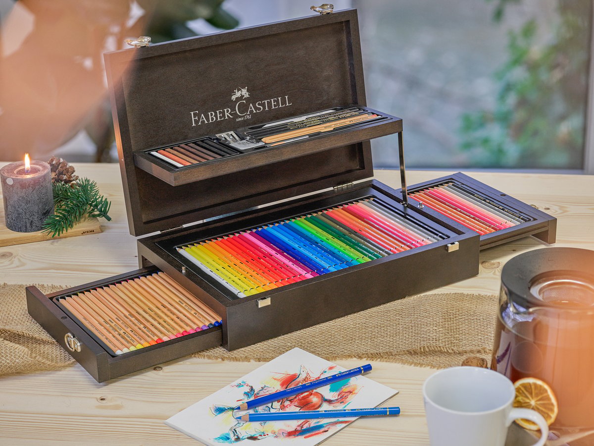 Coffret De 36 Crayons De Couleur Professionnels ANTÉVIA - Bois, 36 Teintes Numérotées