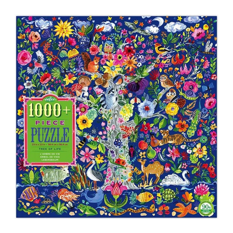 Puzzle 1000 Pièces Elena Essex – Fig Tree – Image A3 Incluse – Matériaux Recyclés – Format 70x50 Cm – Dès 14 Ans