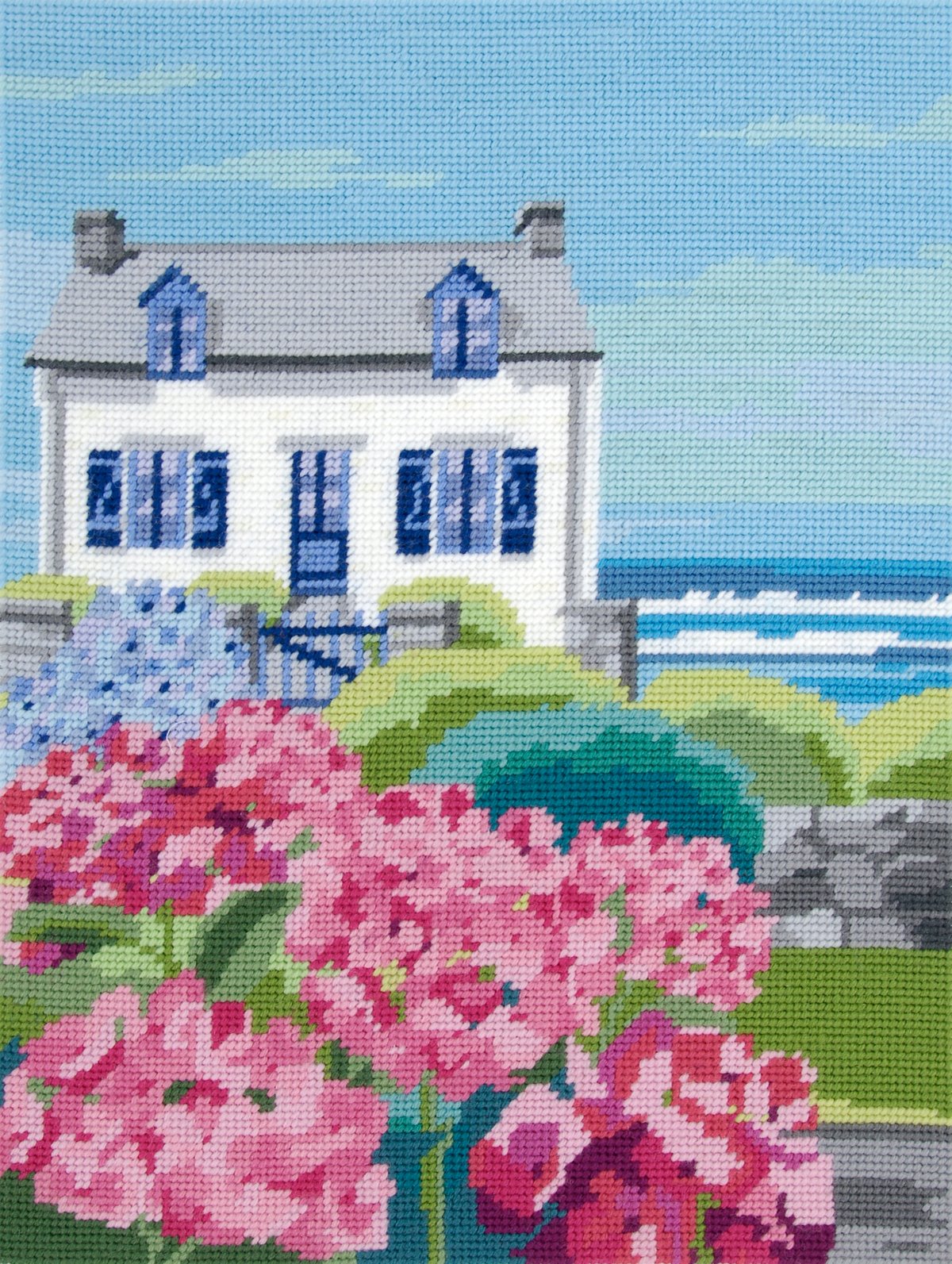 Canevas à Broder Collection D'Art - 30x60 Cm - Multicolore Pour Tapisserie Et Point De Croix