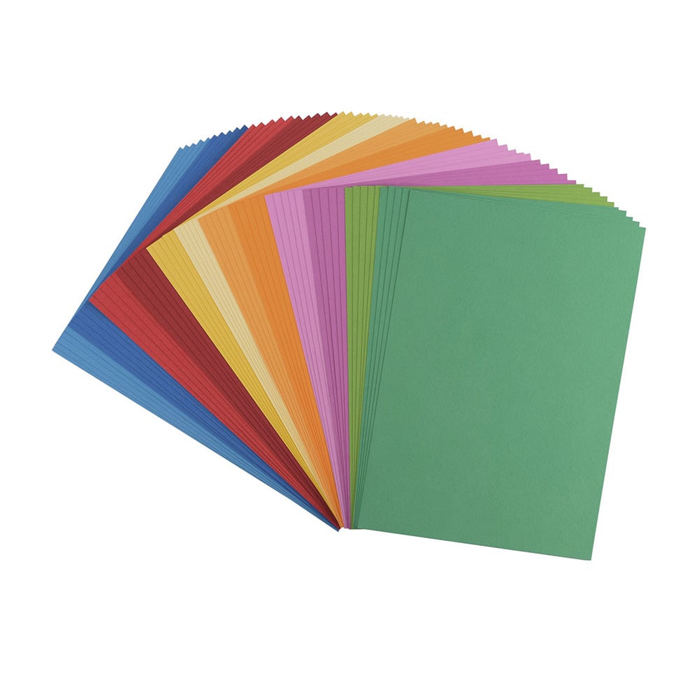 Papier Cartonné Florence - 20 Feuilles Orange Mandarin 30,5x30,5 Cm - 216 G/m² Pour Scrapbooking, Cartes - 2