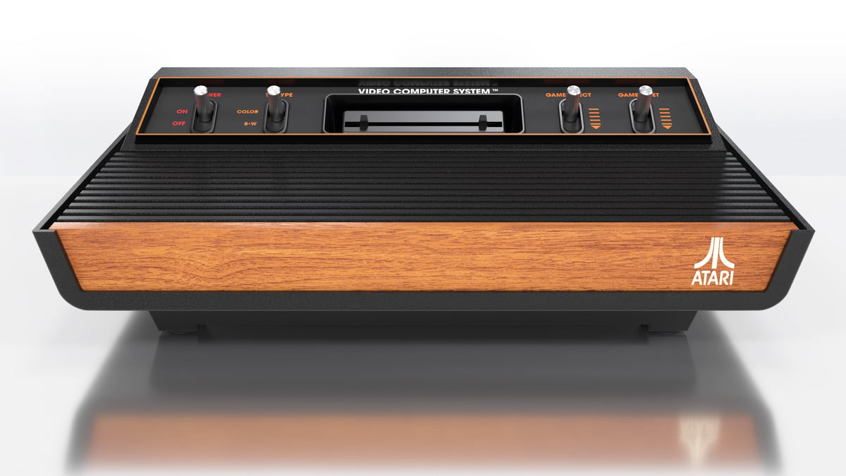Atari 2600 Avec Housse Cuir Rare - Comme Neuf - Console Vintage