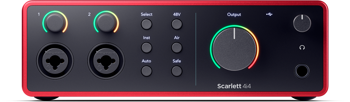 Focusrite Scarlett 4I4 4th Gen - Interface audio USB - Rouge | Cultura