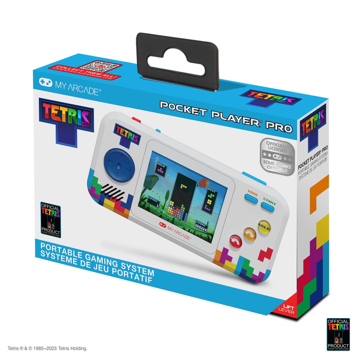 My Arcade Tetris Go Gamer - Console Portable Avec étui De Transport - 300 Jeux Inclus - 5