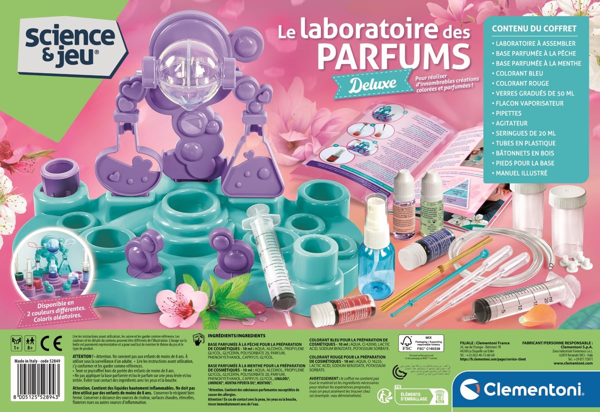 Clementoni Mon laboratoire des savons - Science & Jeu - Jeu