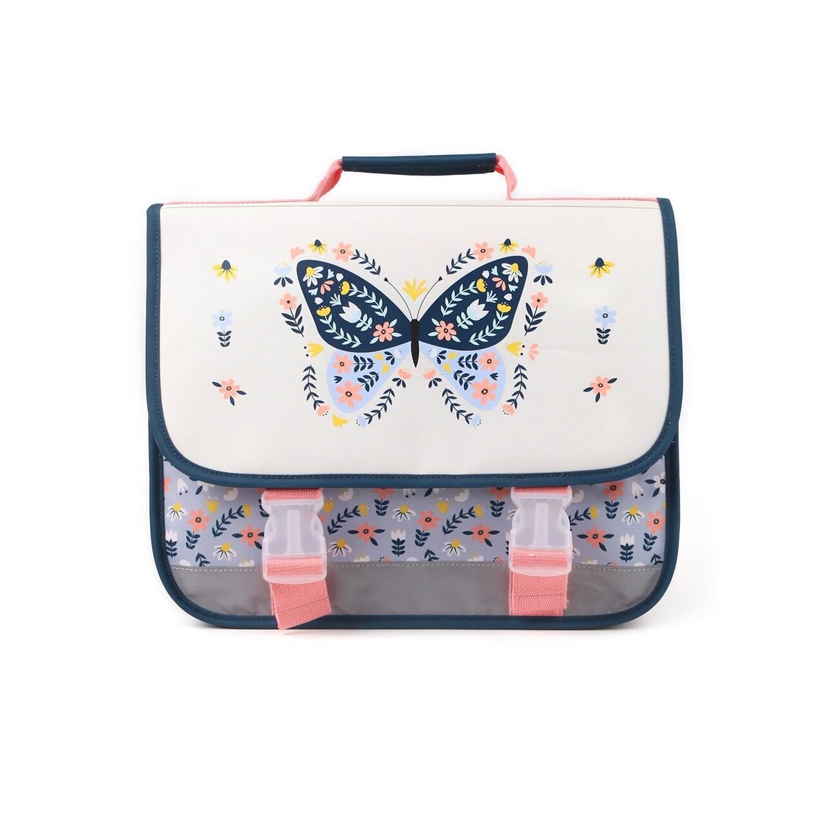 Cartable Cultura Papillon compartiments Trousses Cultura