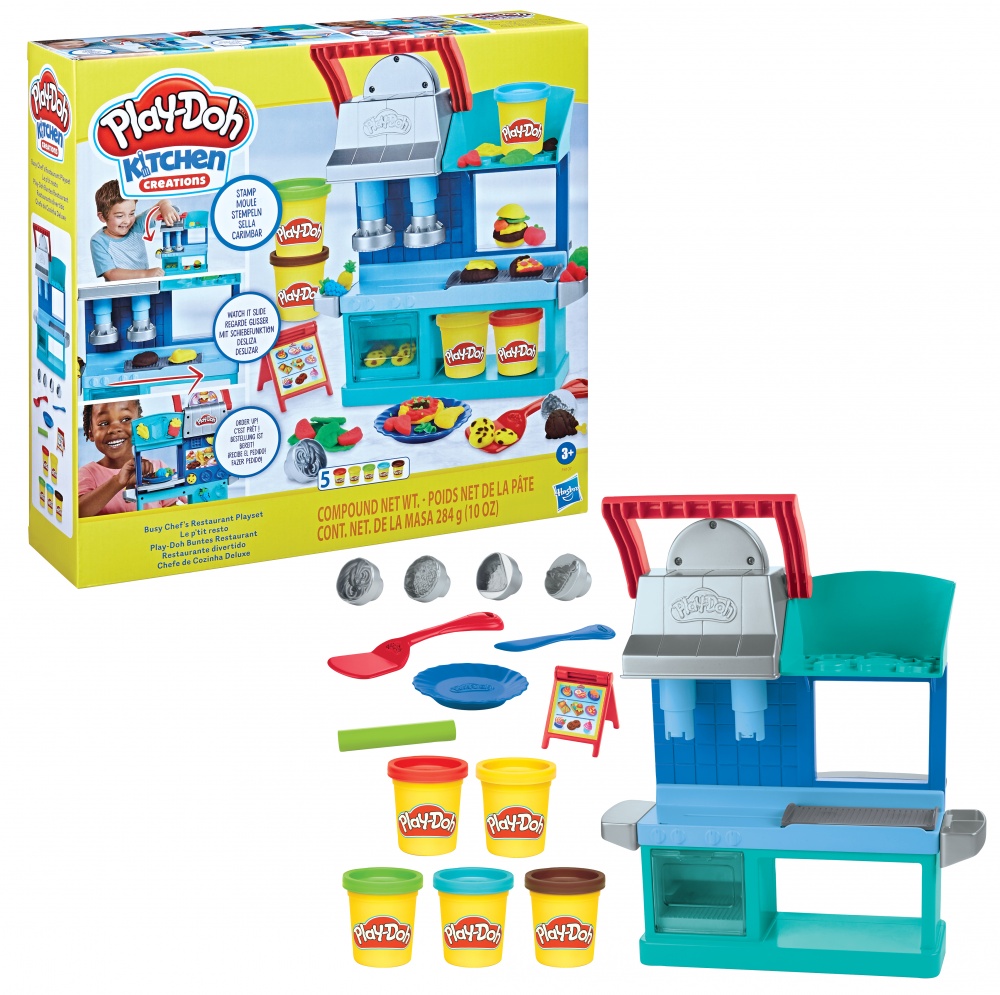 Passe a 9€30🔥🔥🔥Play-Doh Kitchen Creations Le Roi du Grill avec 6 Pots de pâte à Modeler aux Couleurs variées, pour Enfants, dès 3 Ans Lien ↪️  #Amazon #partenaire