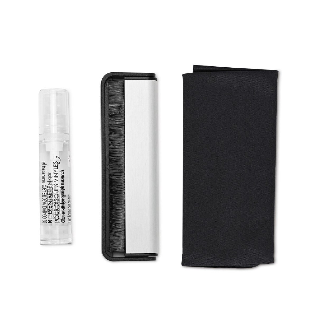 Kit Nettoyage Disques Vinyles Complet - Brosses Antistatiques Et Accessoires Tourne-Disque