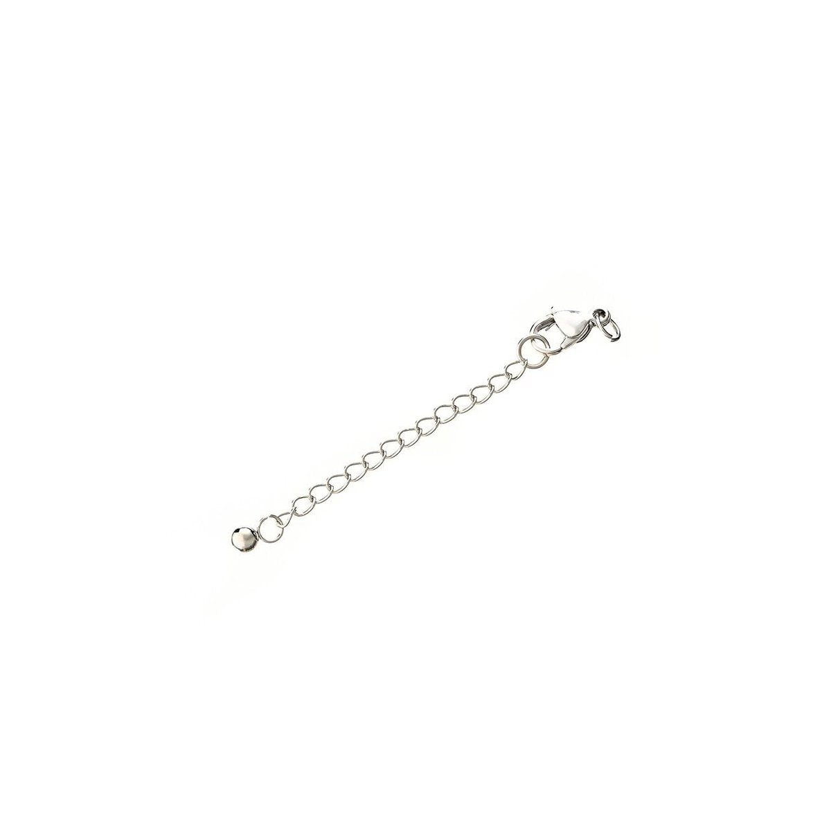 Lot De 30 Chaînes De Collier Avec Fermoirs Mousquetons - Chaînes En Acier Inoxydable 1,2 Mm Pour Fabrication De Bijoux Et Pendentifs