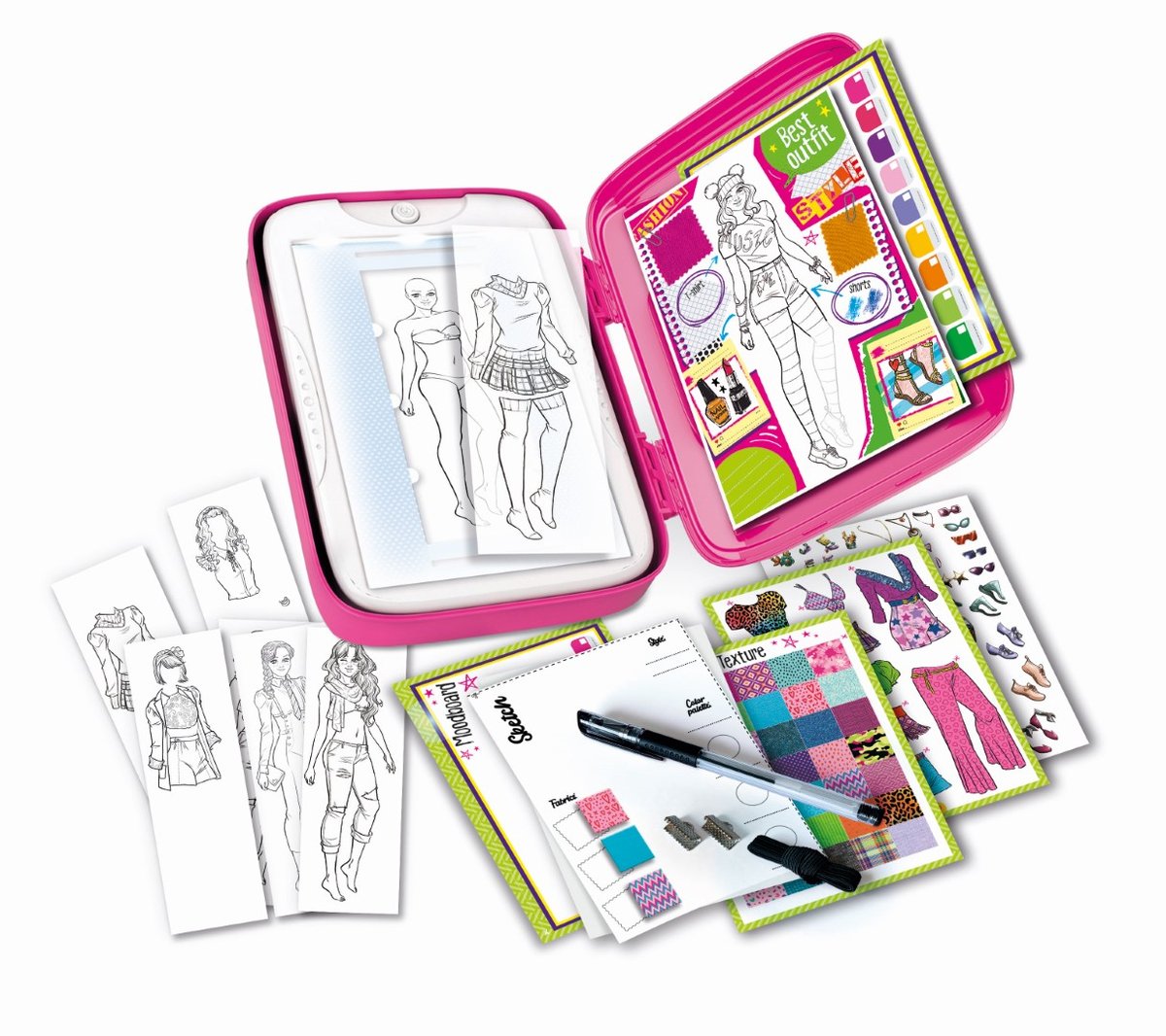 Canal Toys - Style 4 Ever - Studio de Mode Lumineux Fashion Designer - Créer des Looks comme Une Vraie Styliste - Idée Cadeau Enfant 6 Ans + - Jouet