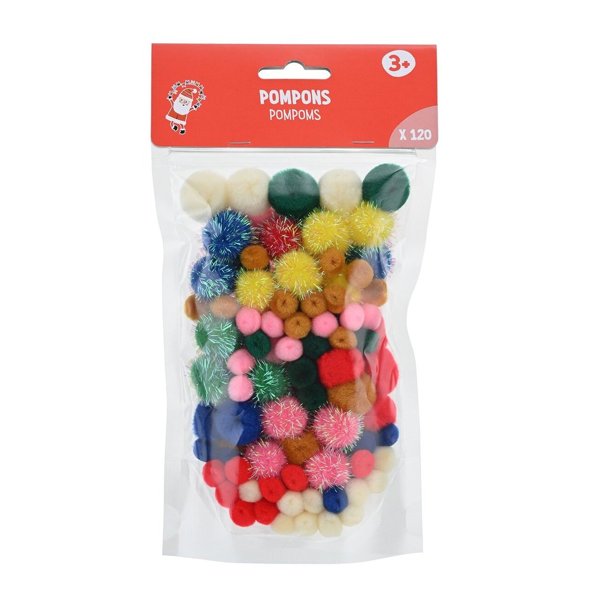 Lot De 1200 Pompons De Noël Colorés – Diamètre 1 Cm, En Polypropylène, Pour Décoration