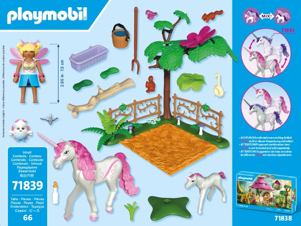Mode d'emploi Playmobil set 71839 Magic Unicorns Ecurie licorne magique : maman & poulain