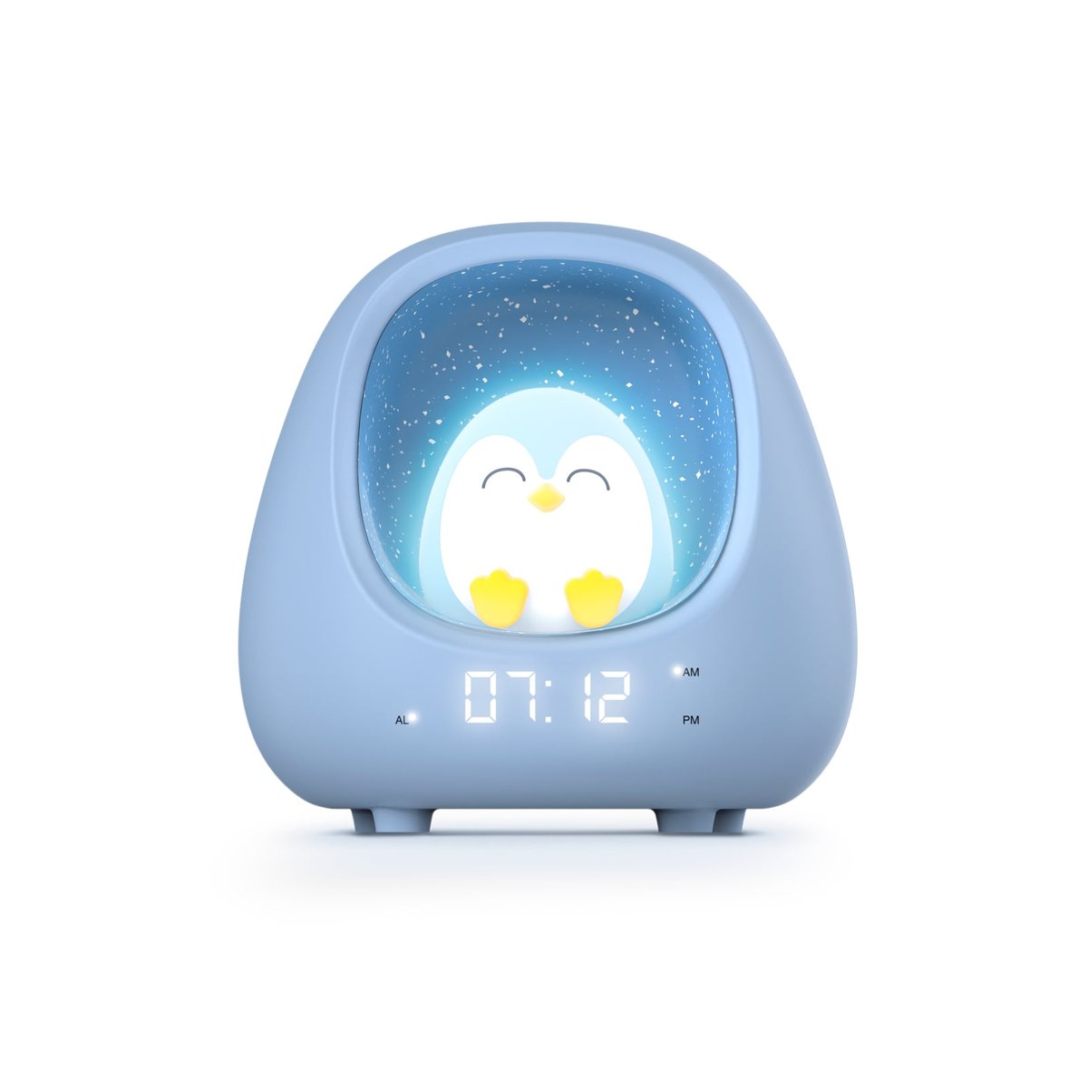 Réveil Veilleuse Bigben Hi Buddies – Alarme Musique – Neuf